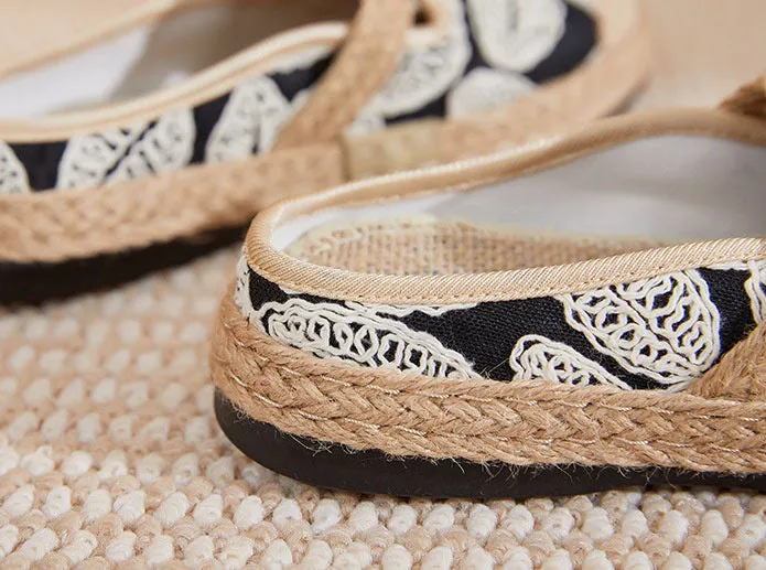 Retro Lightweight Non-Slip Knitted Sandals for Women
