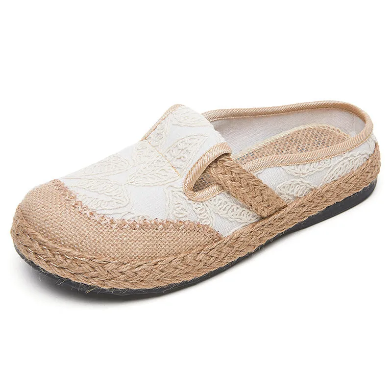 Retro Lightweight Non-Slip Knitted Sandals for Women
