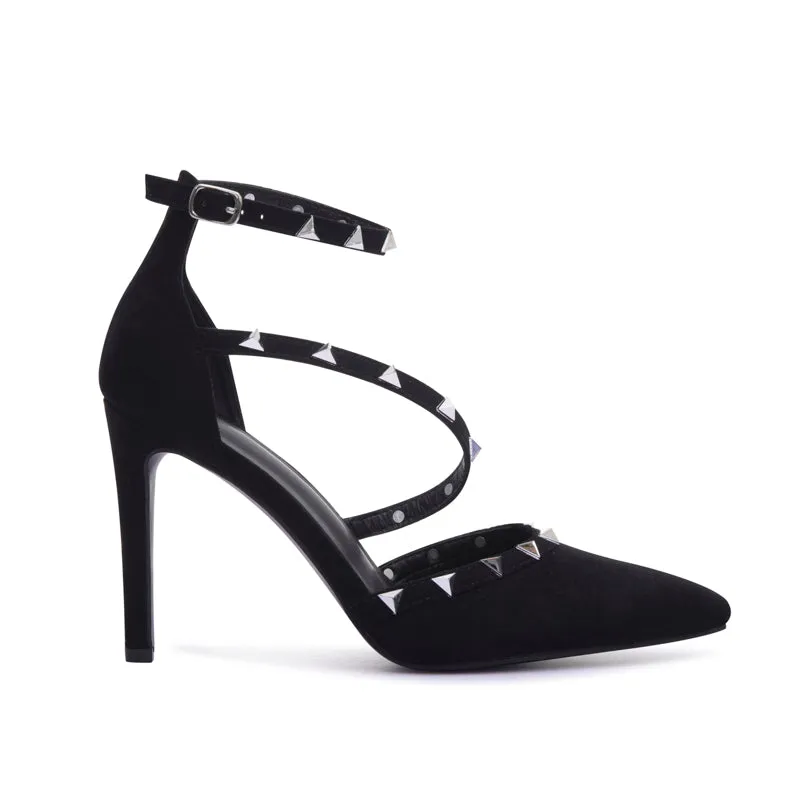 Rivet Heeled Sandals Mysoft