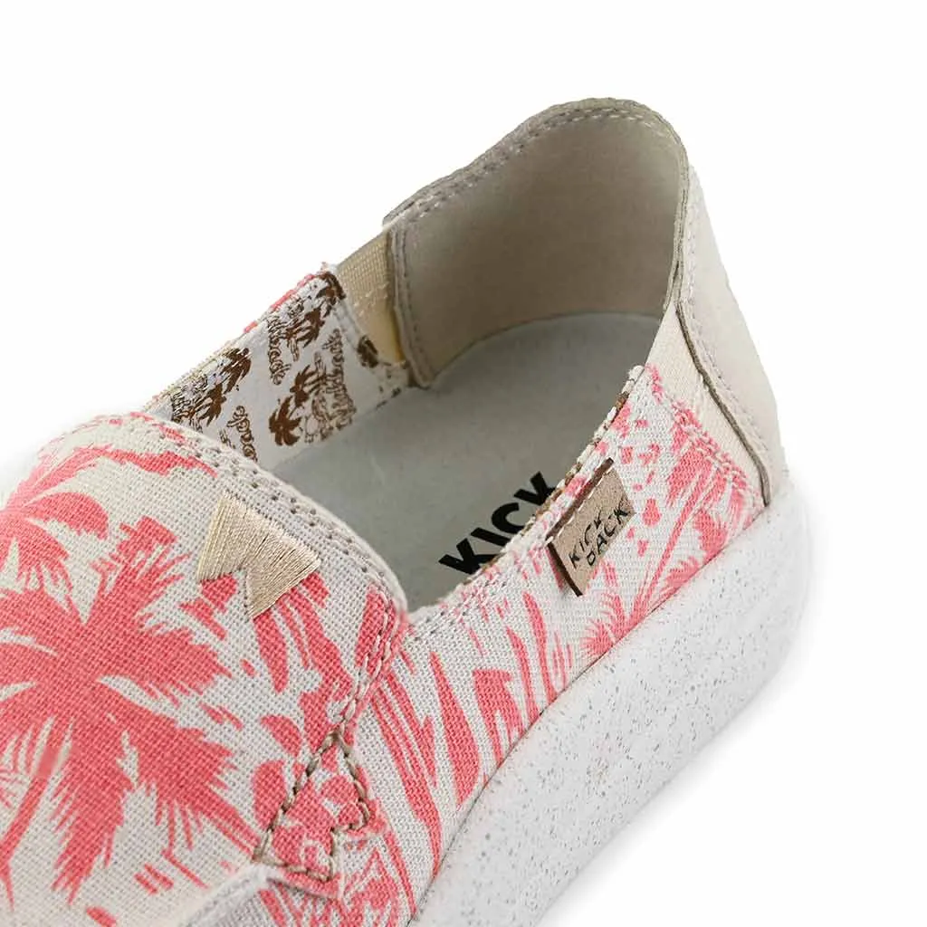 Rizzo Linen Pink Beach Print