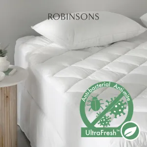 Robinsons Premium Mattress Topper Core Collection (Anti-Bacterial, Hypoallergenic, Bed Topper, Futon Overlay)