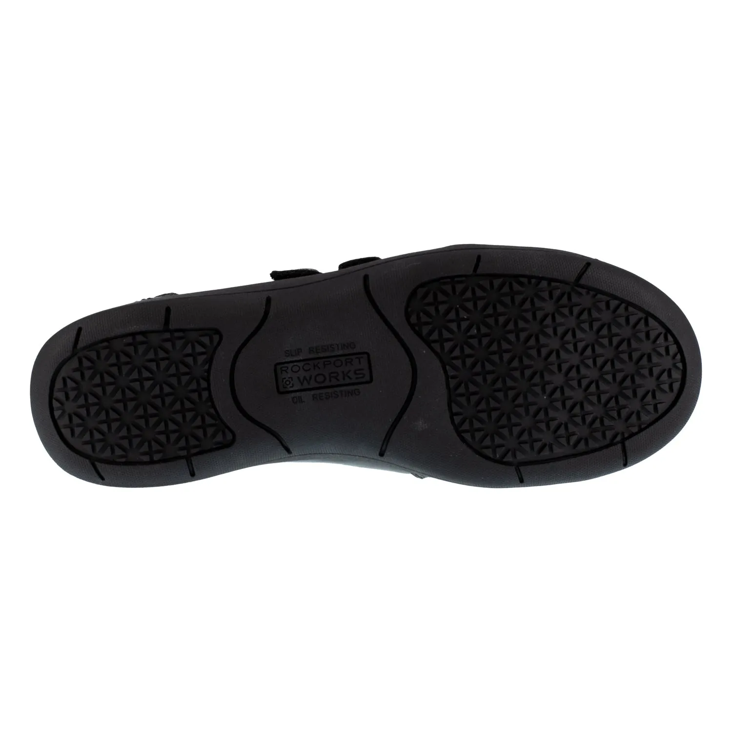 Rockport Womens Black Leather Loafers Daisy Work Slip-On AT 6.5 M