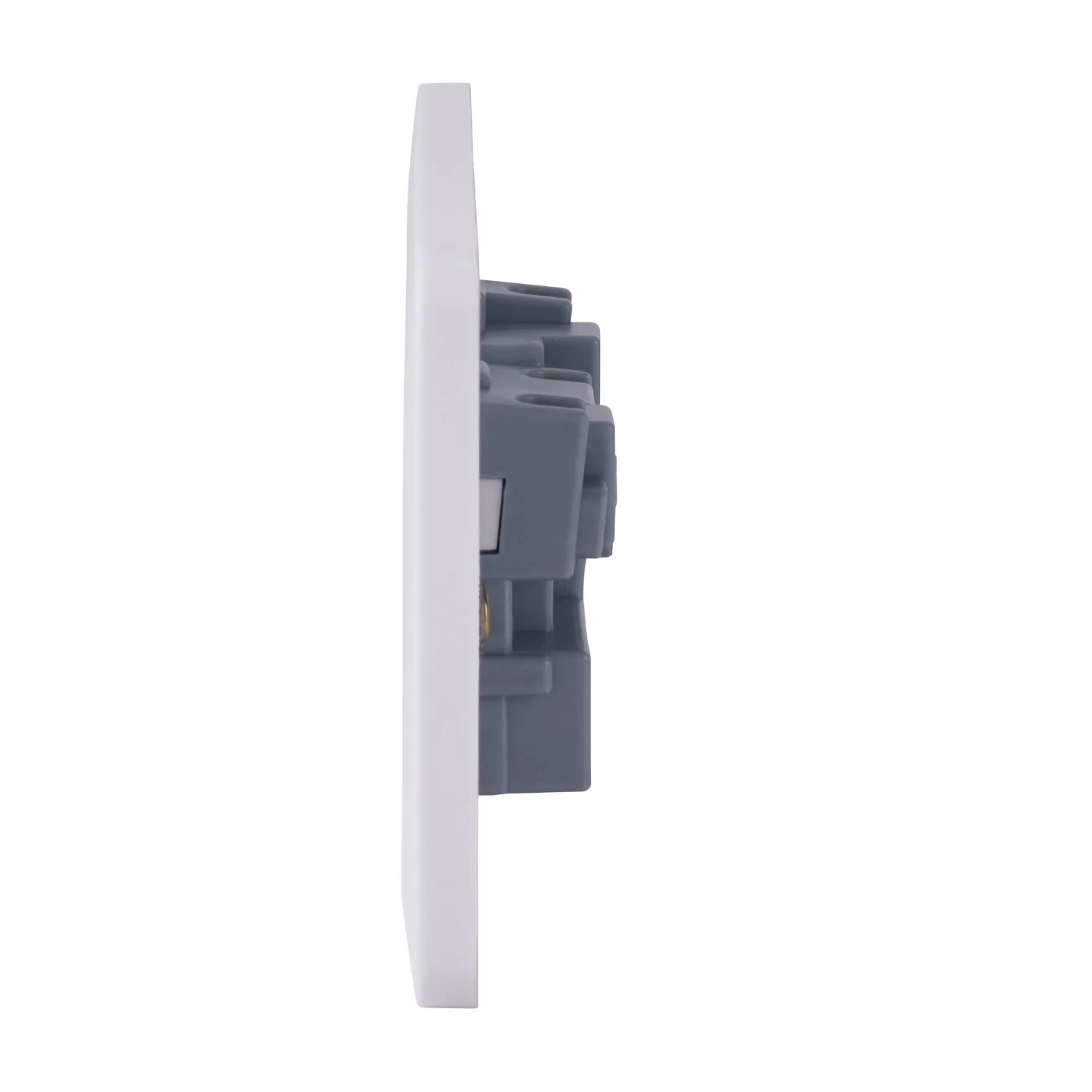 Schneider Electric GGBL3060 Lisse White Moulded 13A SP 1G Unswitched Socket
