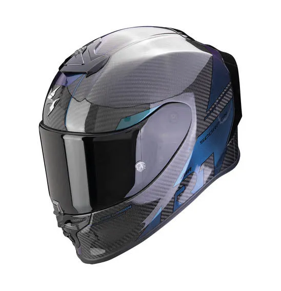 Scorpion EXO-R1 EVO CARBON AIR RALLY - Black/Chameleon