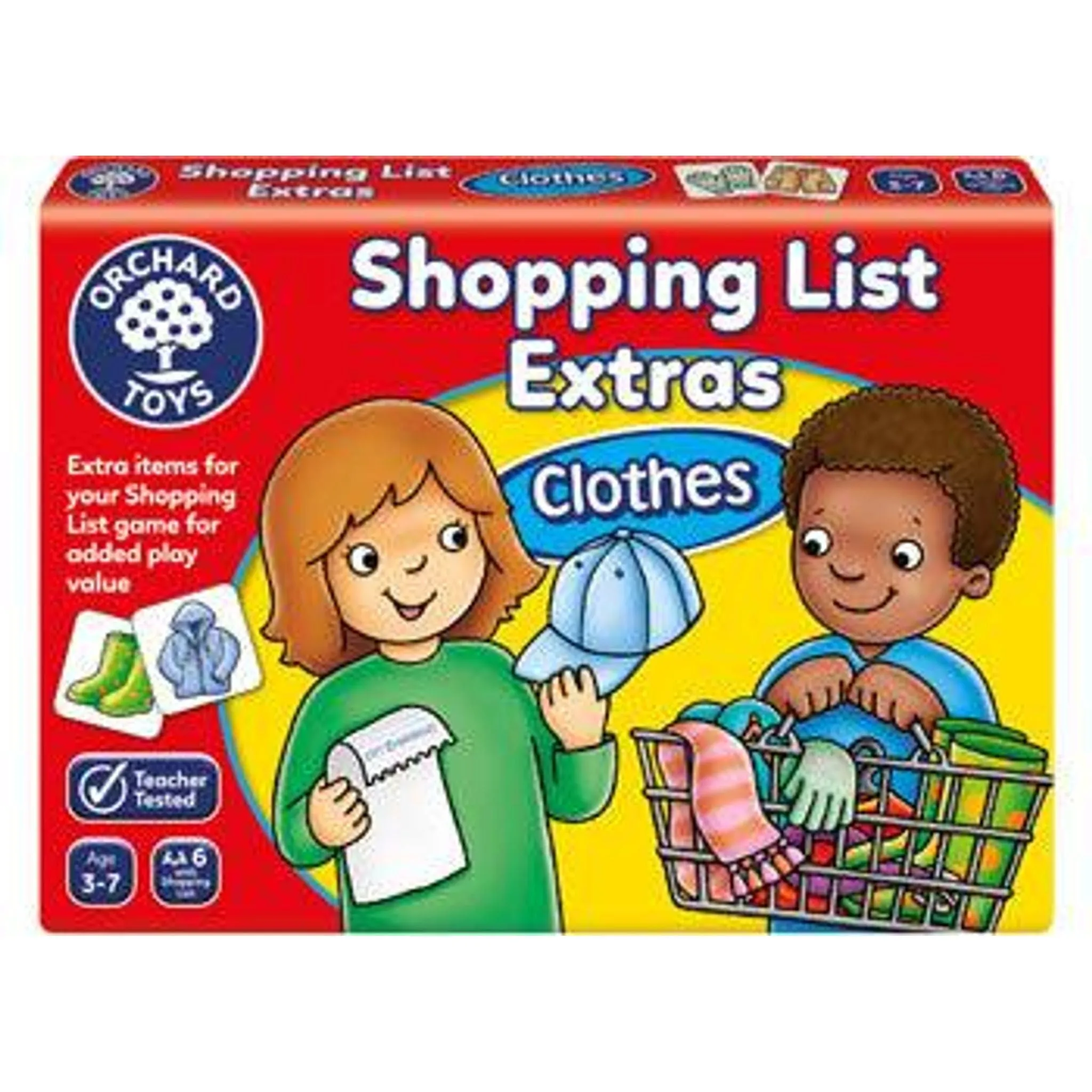 Shopping List Game Booster Pack - Clothes