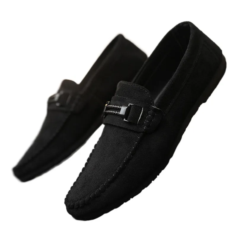 Soft sole casual and lightweight new low-top formal wear men's loafer beanie shoes men's wedding groom working fashion boys