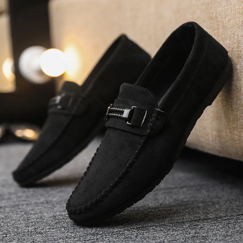 Soft sole casual and lightweight new low-top formal wear men's loafer beanie shoes men's wedding groom working fashion boys