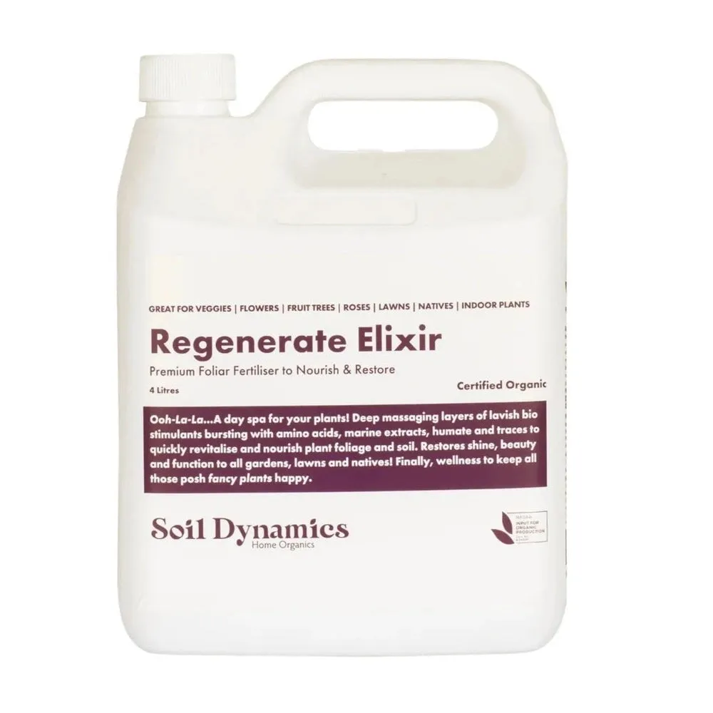 Soil Dynamics Regenerate Elixir - Premium Foliar Fertiliser