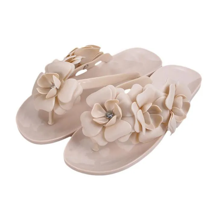 Splendid Bohemia Style Women's Sandals Fashion Flat Heel Flip Flops Beach Slippers Female Shoes