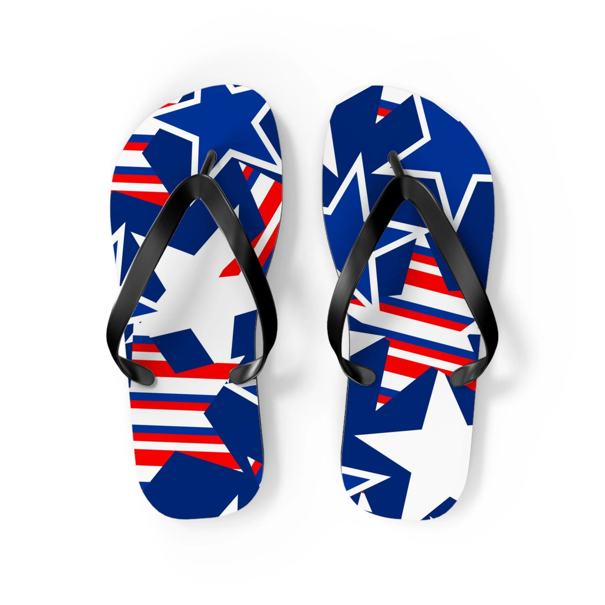 Starry Flip Flops - Trendy Summer Footwear for Beach and Casual Outings
