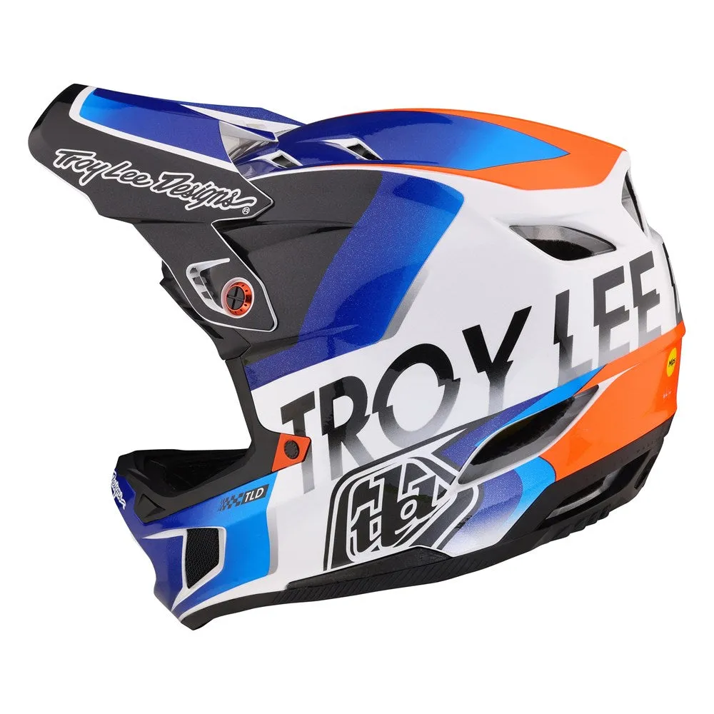 TLD 23 D4 Composite AS Helmet MIPS Qualifier White / Blue XL/2XL