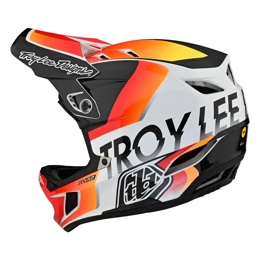 TLD 23 D4 Composite AS Helmet MIPS Qualifier White / Orange XL/2XL