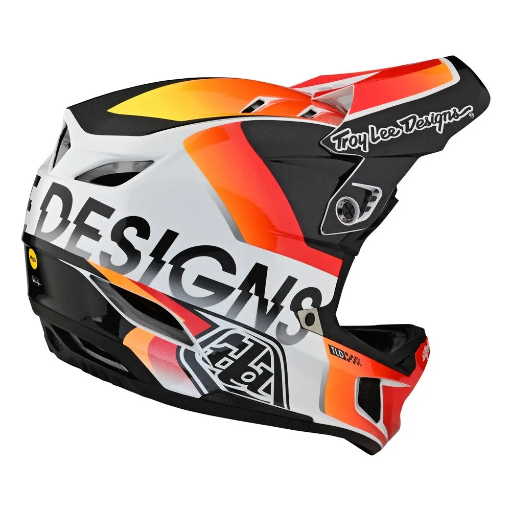 TLD 23 D4 Composite AS Helmet MIPS Qualifier White / Orange XL/2XL