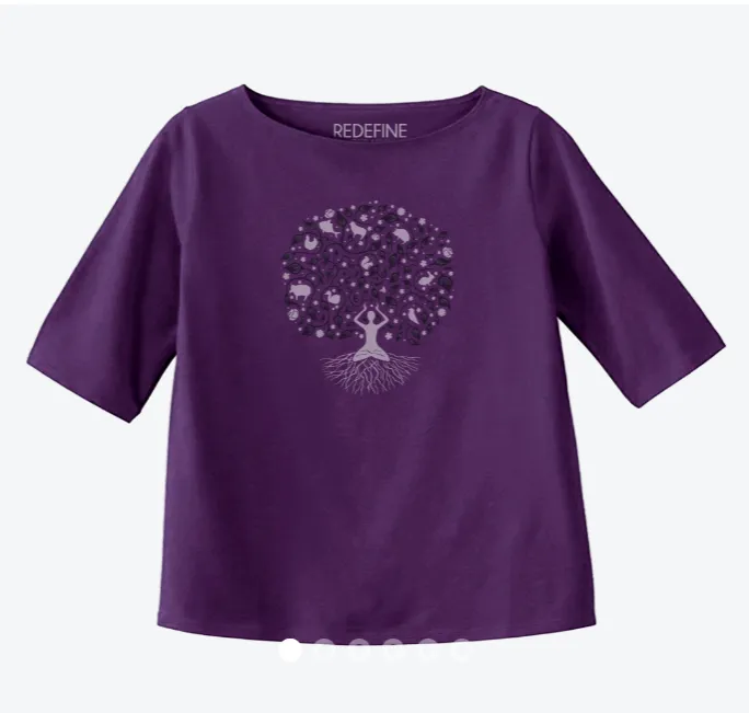Tree of Compassion 3/4 Sleeve Top