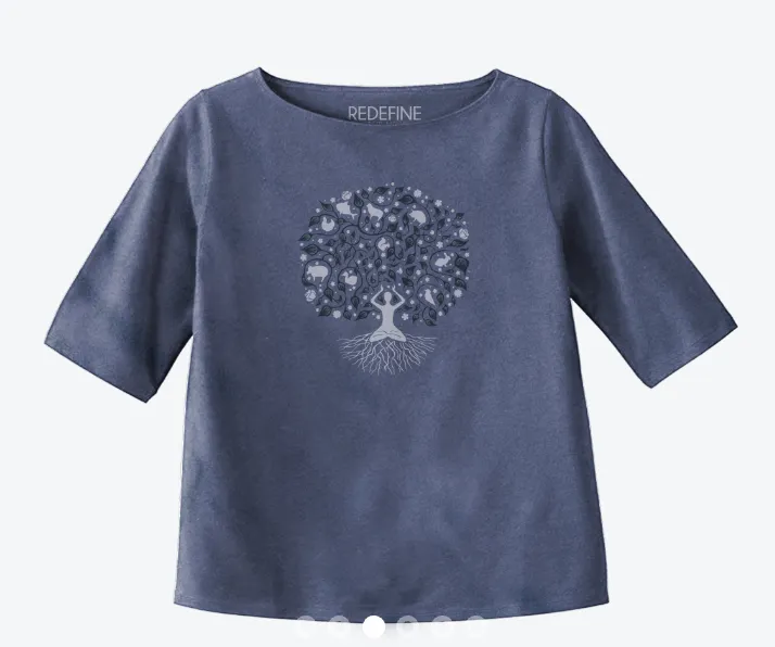 Tree of Compassion 3/4 Sleeve Top