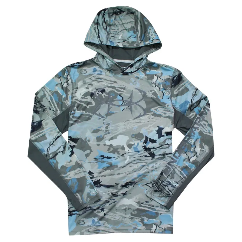 UA Shorebreak Camo Hoodie Tee - Hydro Camo - CLEARANCE