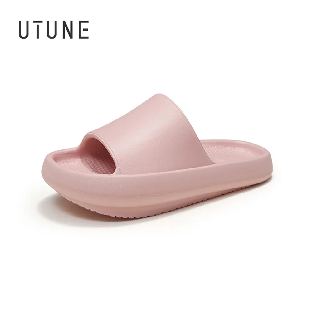 Utune EVA Negative Heel Slippers - Sakura Pink, Size 37-38