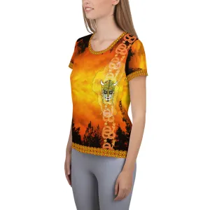 Viking Sunset - Women's Athletic T-shirt