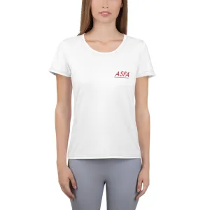 Women's Athletic Mesh T-shirt (White)
