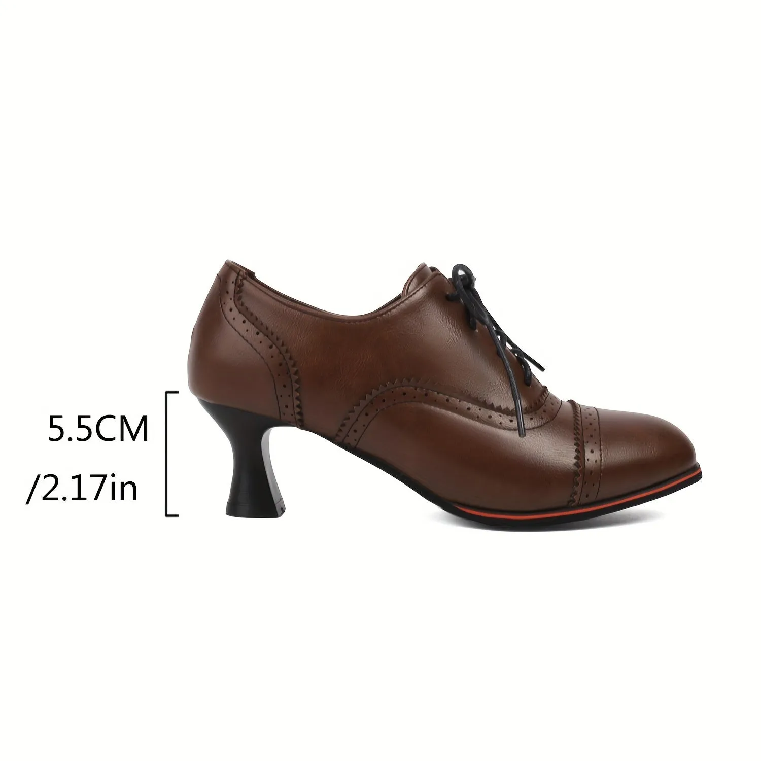 Women's Witchy Solid Color High Heels, Fashionable Lace Up Dress Pumps, Women's Round Toe Heels