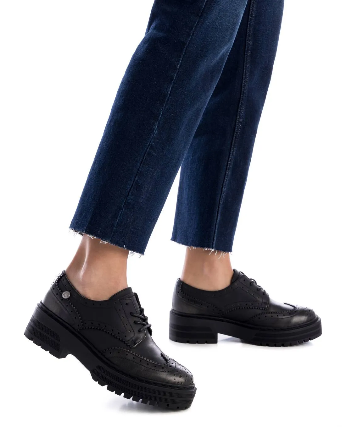 XTI Women's Heeled Lace-Up Loafers By XTI, 172320