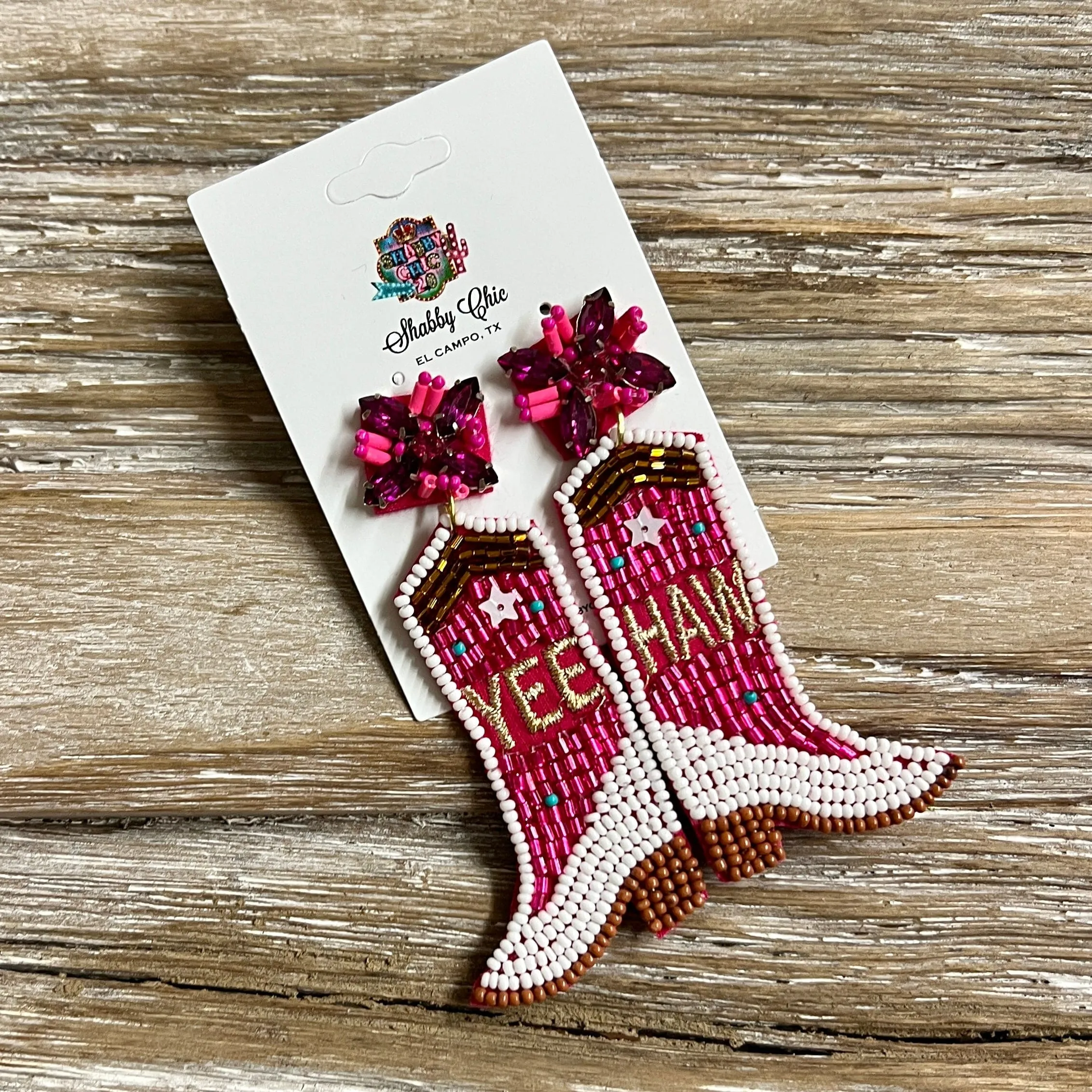 Yee Haw Beaded Earrings