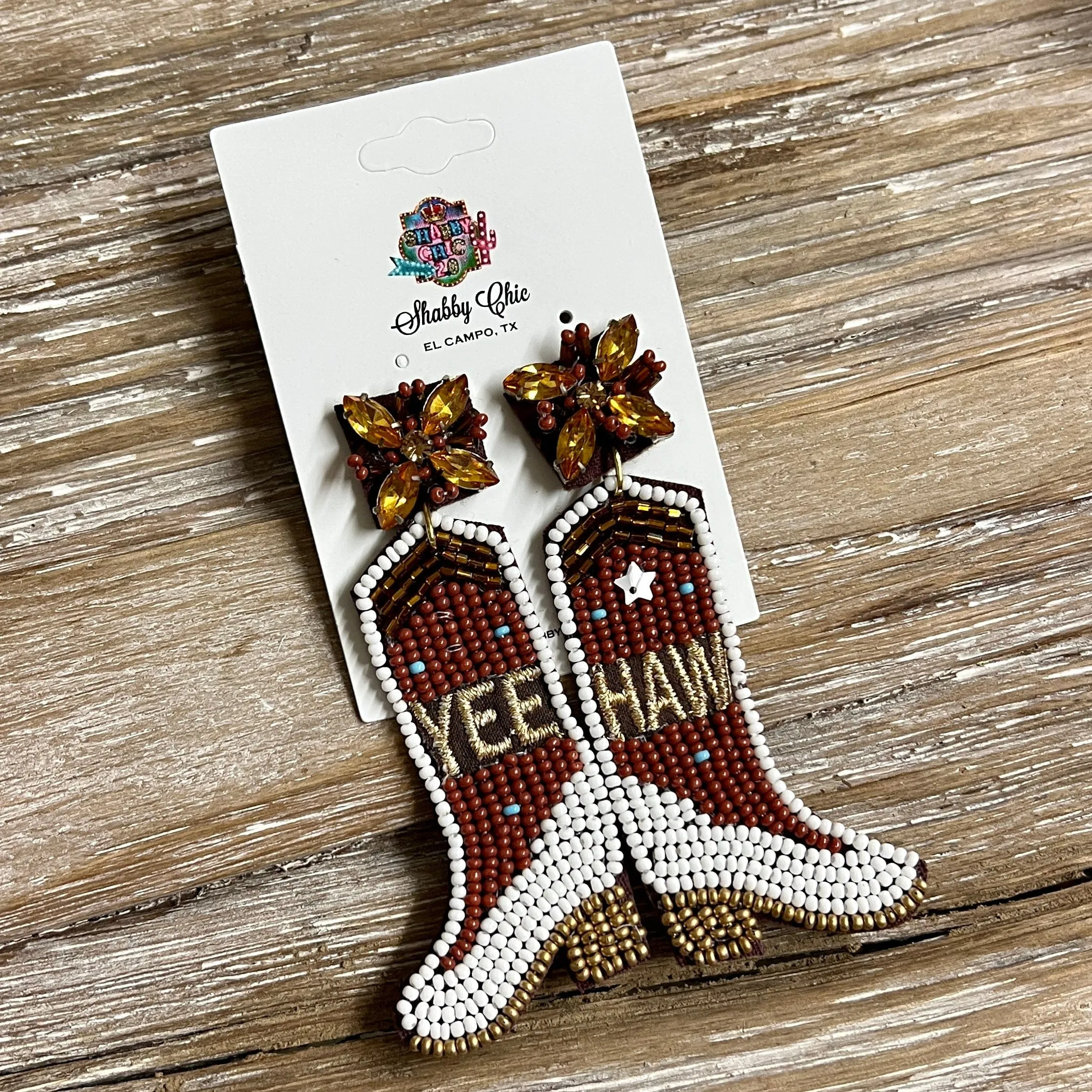 Yee Haw Beaded Earrings