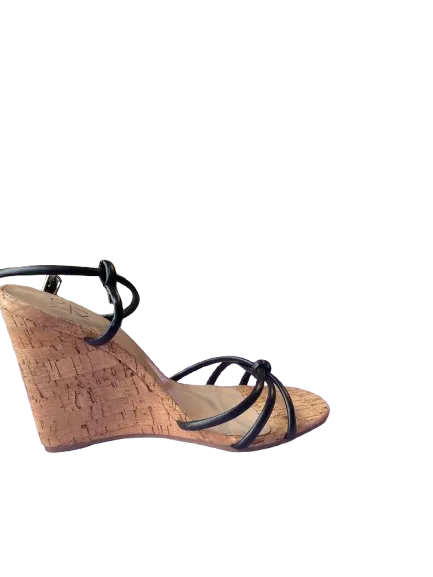 Yoki Sonya Black Wedge Sandals