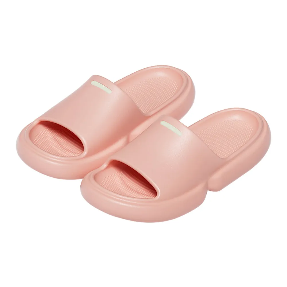 YouDiao Anti-Slip Bathroom Slippers - Sakura Pink, Size 37-38