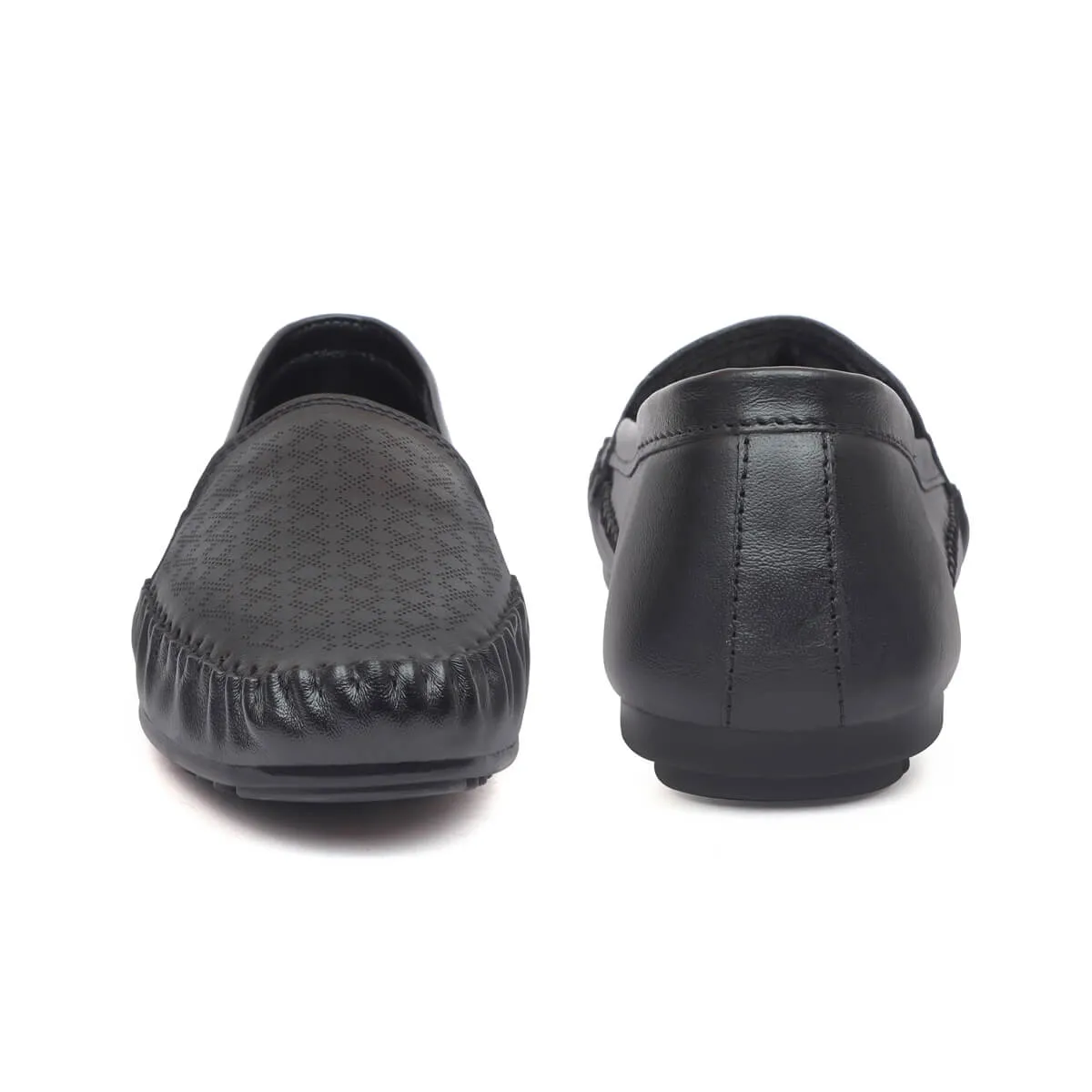 Zoom Shoes Pure Leather Casual Bellies For Women In Brogue Design ZIPPY
