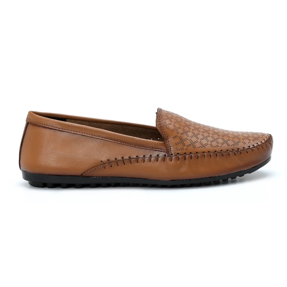 Zoom Shoes Pure Leather Casual Bellies For Women In Brogue Design ZIPPY