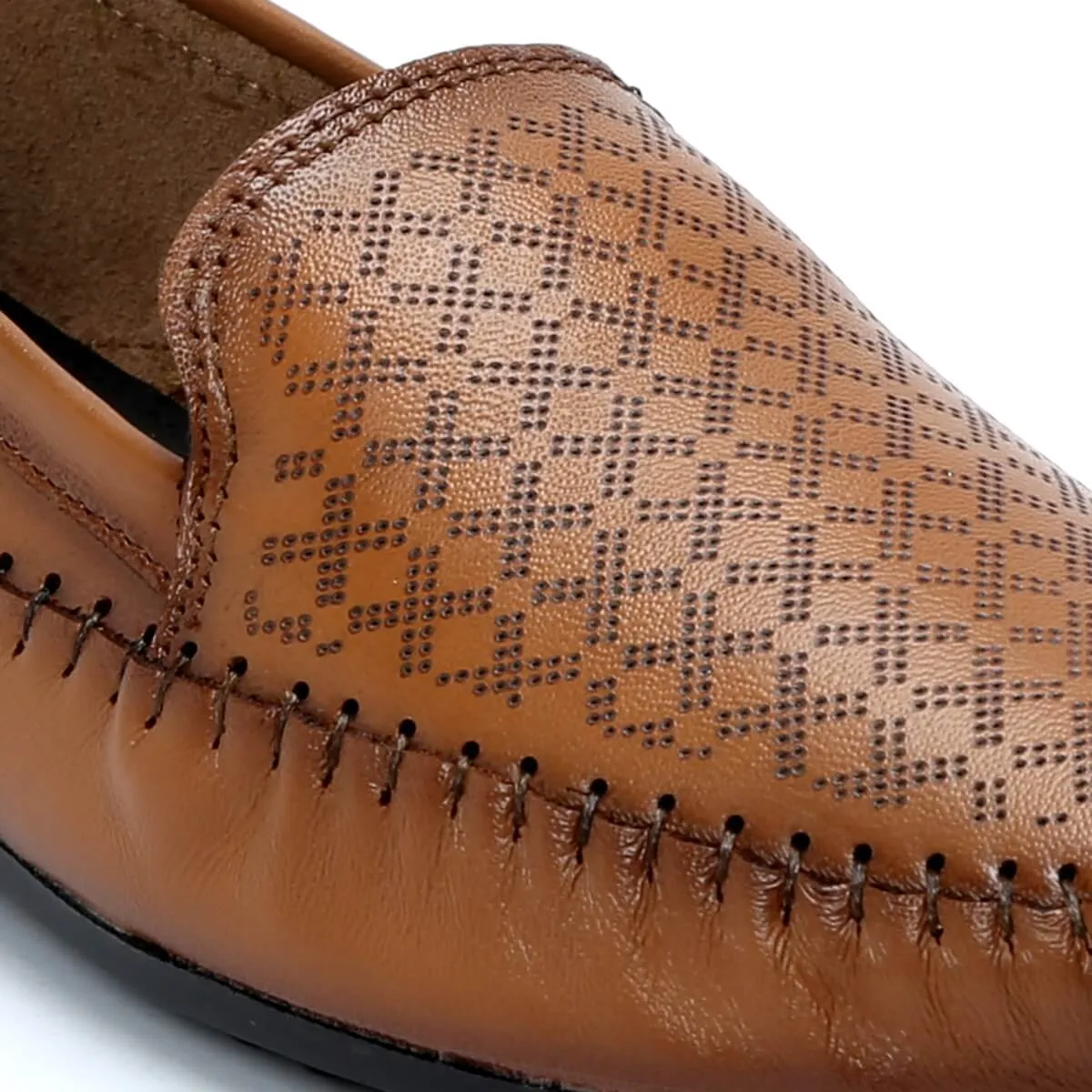Zoom Shoes Pure Leather Casual Bellies For Women In Brogue Design ZIPPY