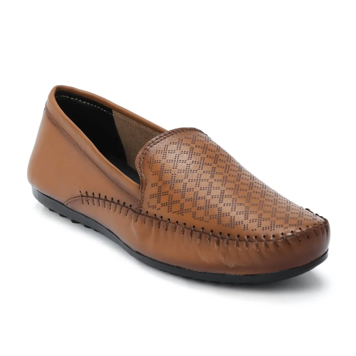 Zoom Shoes Pure Leather Casual Bellies For Women In Brogue Design ZIPPY